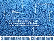 „CO2untdown – Innovationen für den Klimaschutz“. Neue Sonderausstellung im SiemensForum vom 07.12.2007-09.05.2008 (Foto: SiemensForum)